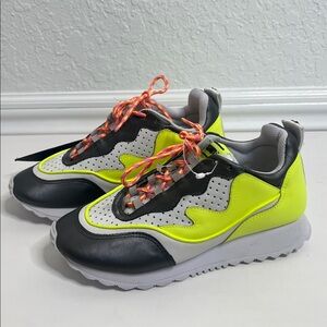 NWT Schutz Neon Sneakers Sz 6